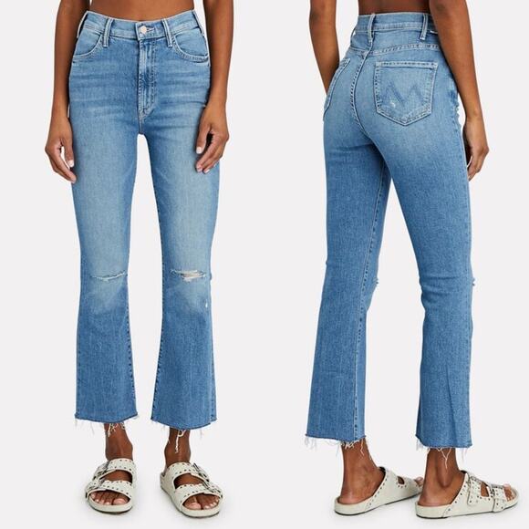 MOTHER The Hustler Ankle Fray Jeans Understudy NWT Size 25 - Picture 1 of 8